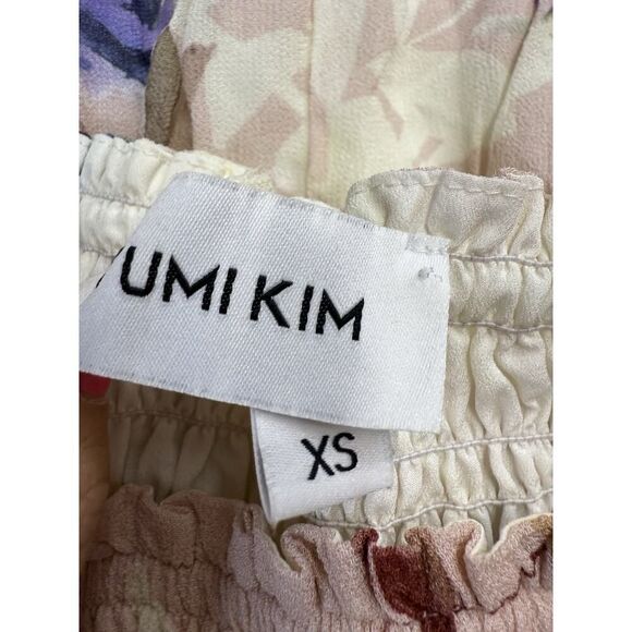 Yumi Kim Zofia Maxi Dress XS Pastel Floral Harmony Print Puff Sleeve Look - Picture 14 of 16